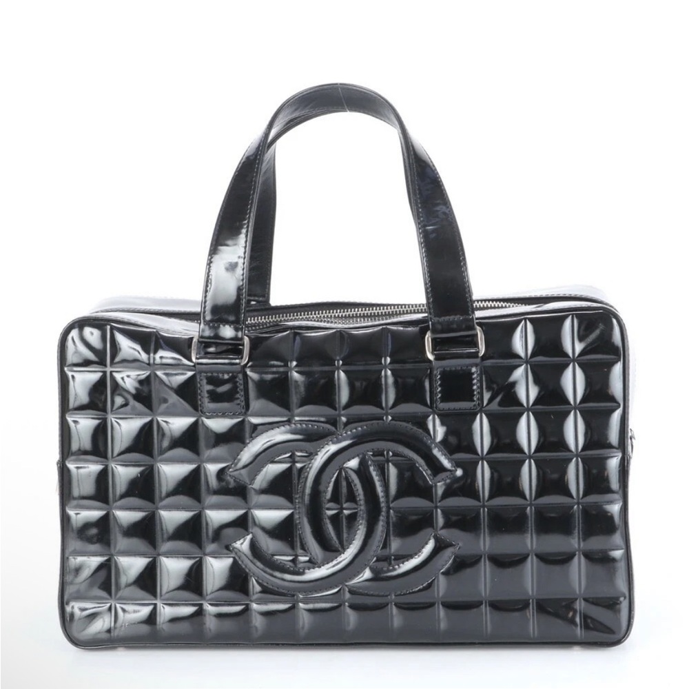 Chanel Patent Chocolate Bar Bag - Picture 2 of 13